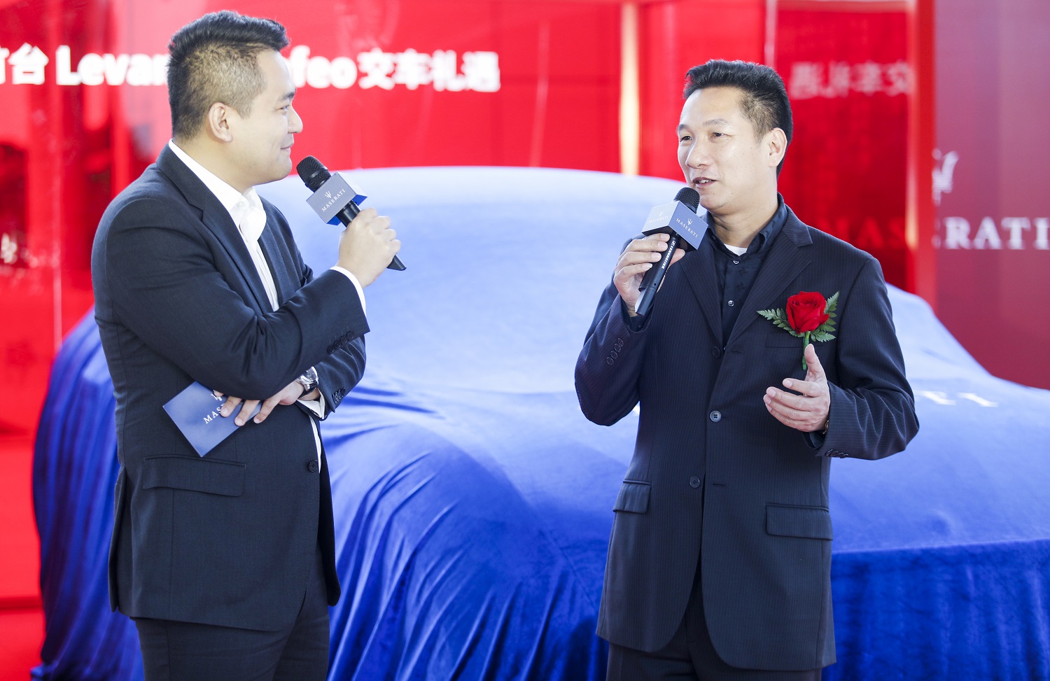 Levante Trofeo 全國(guó)首位車(chē)主余先生致辭（右一）
